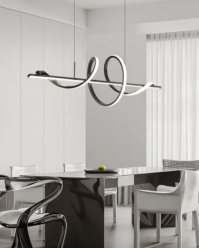 Diff Spiral Led Kitchen Pendant Light-DF2129