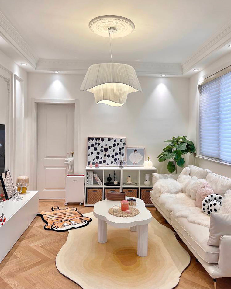 Diff Pleated Fabric Pendant Light-DF2130