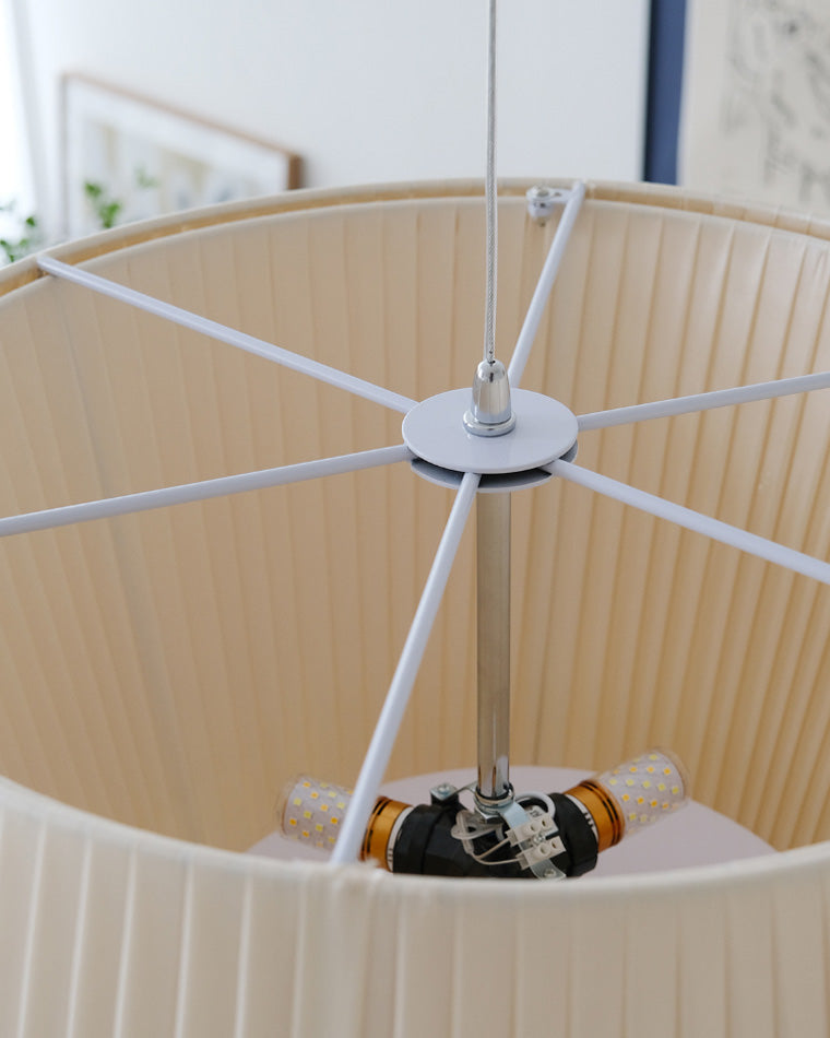Diff Pleated Fabric Pendant Light-DF2130