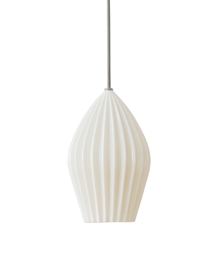 Diff Ribbed Ceramics Pendant Light-DF2132