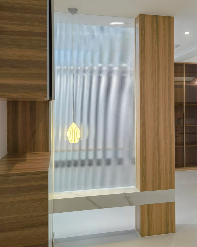 Diff Ribbed Ceramics Pendant Light-DF2132