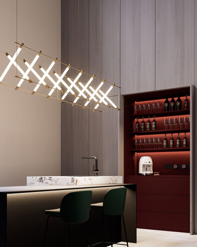 Diff Maza Long Linear Chandelier-DF2134