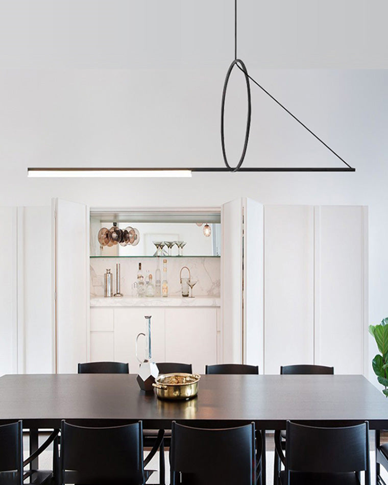 Diff Offset Linear Pendant Light-DF2135