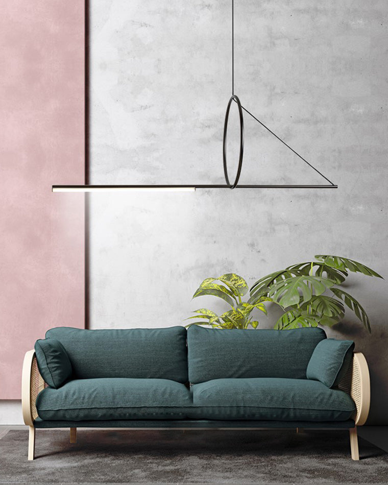 Diff Offset Linear Pendant Light-DF2135