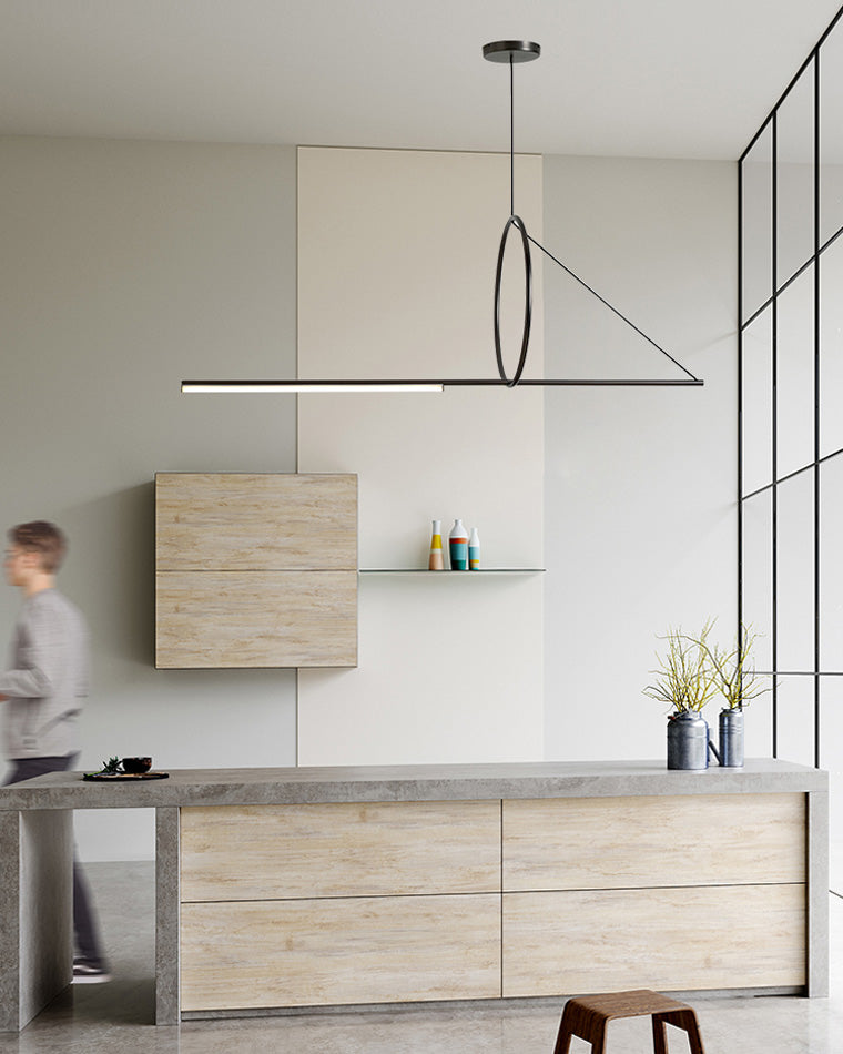 Diff Offset Linear Pendant Light-DF2135
