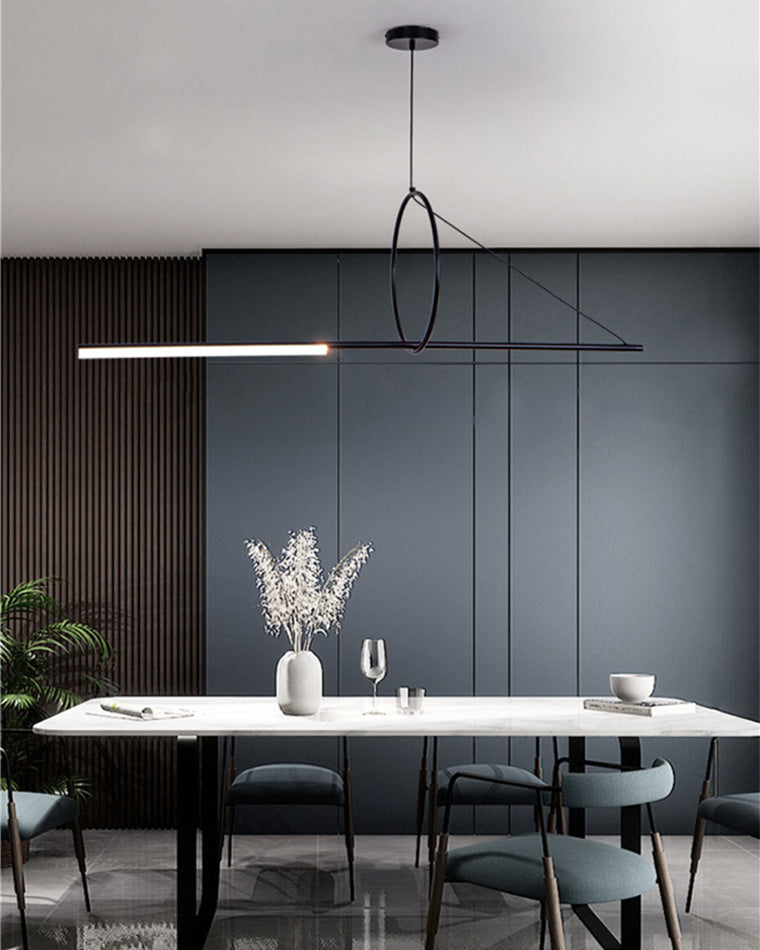 Diff Offset Linear Pendant Light-DF2135