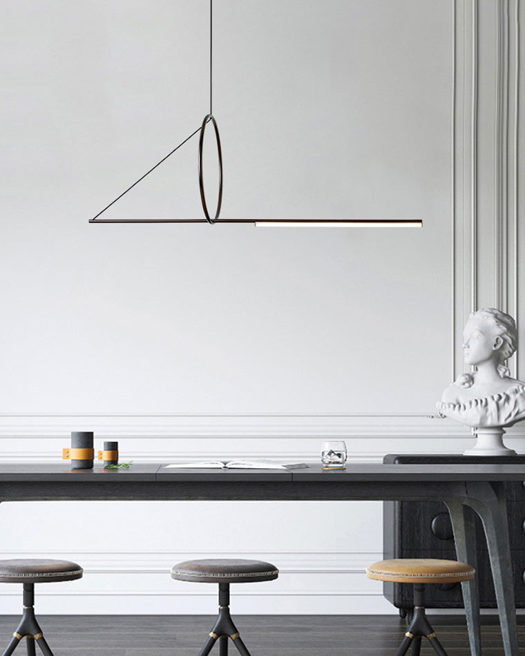 Diff Offset Linear Pendant Light-DF2135