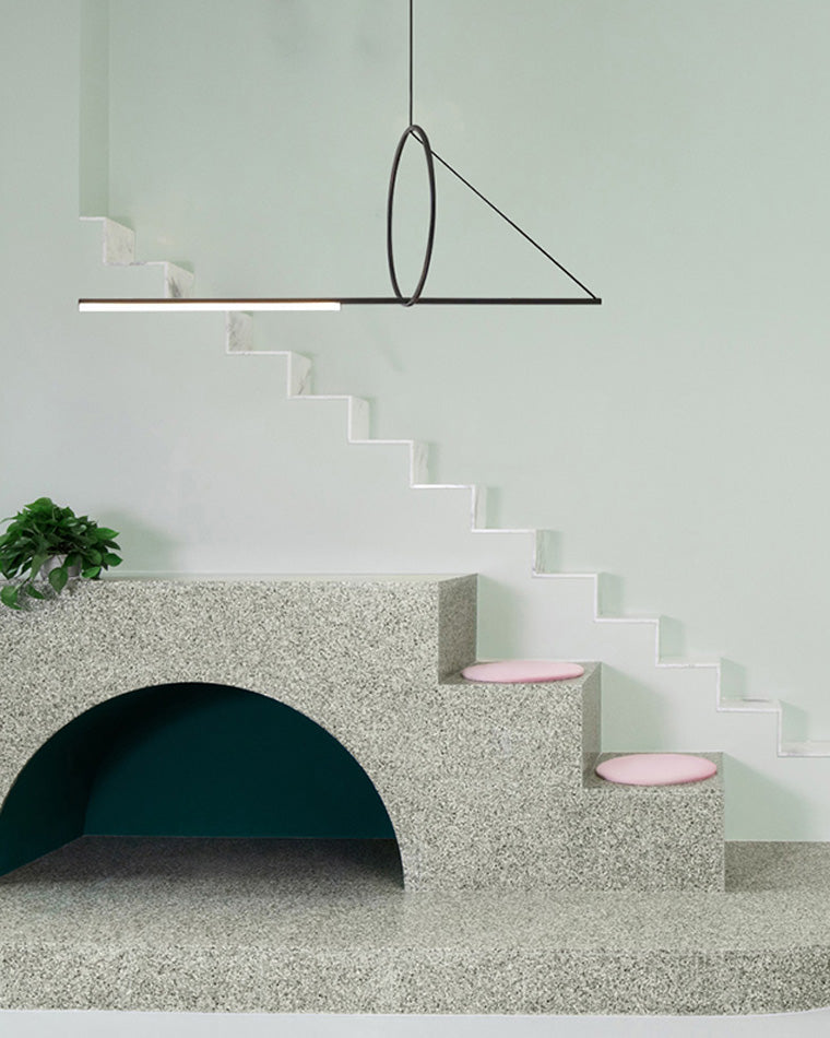Diff Offset Linear Pendant Light-DF2135