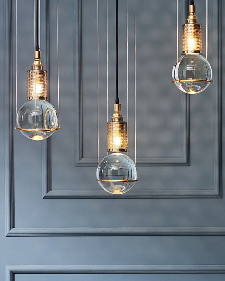 Diff Single Crystal Globe Pendant Light-DF2139