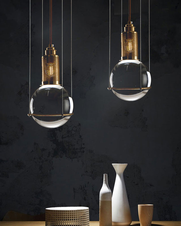 Diff Single Crystal Globe Pendant Light-DF2139