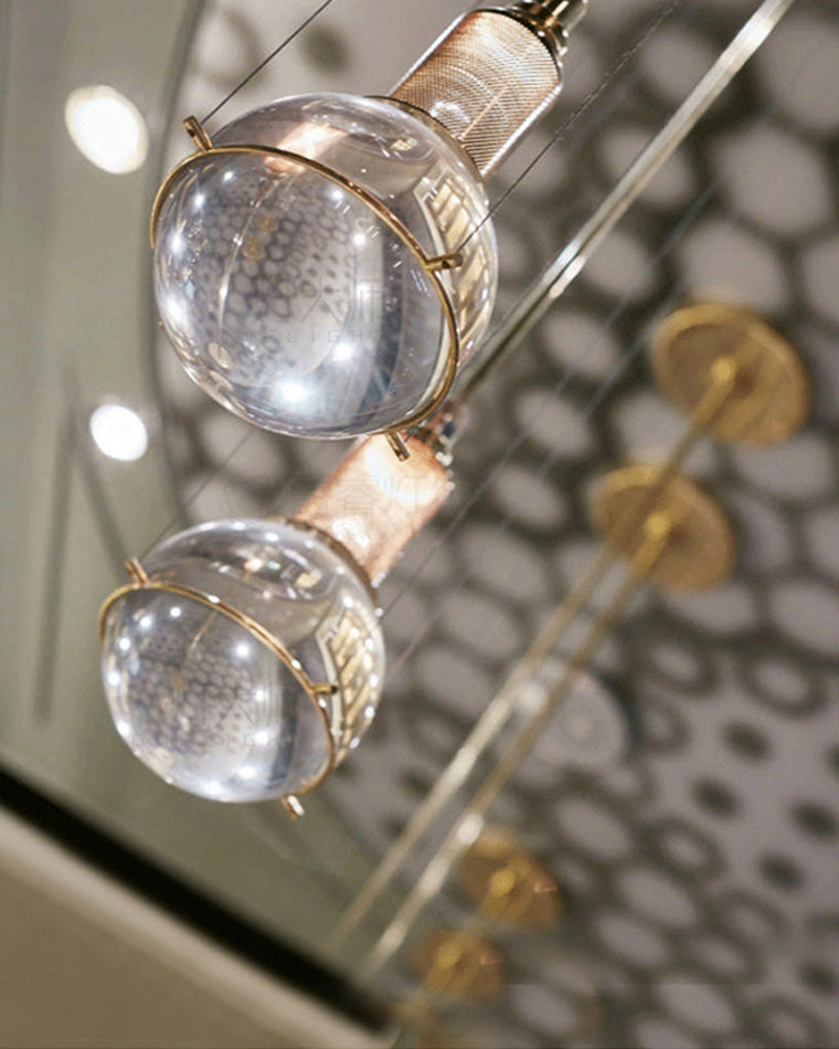 Diff Single Crystal Globe Pendant Light-DF2139