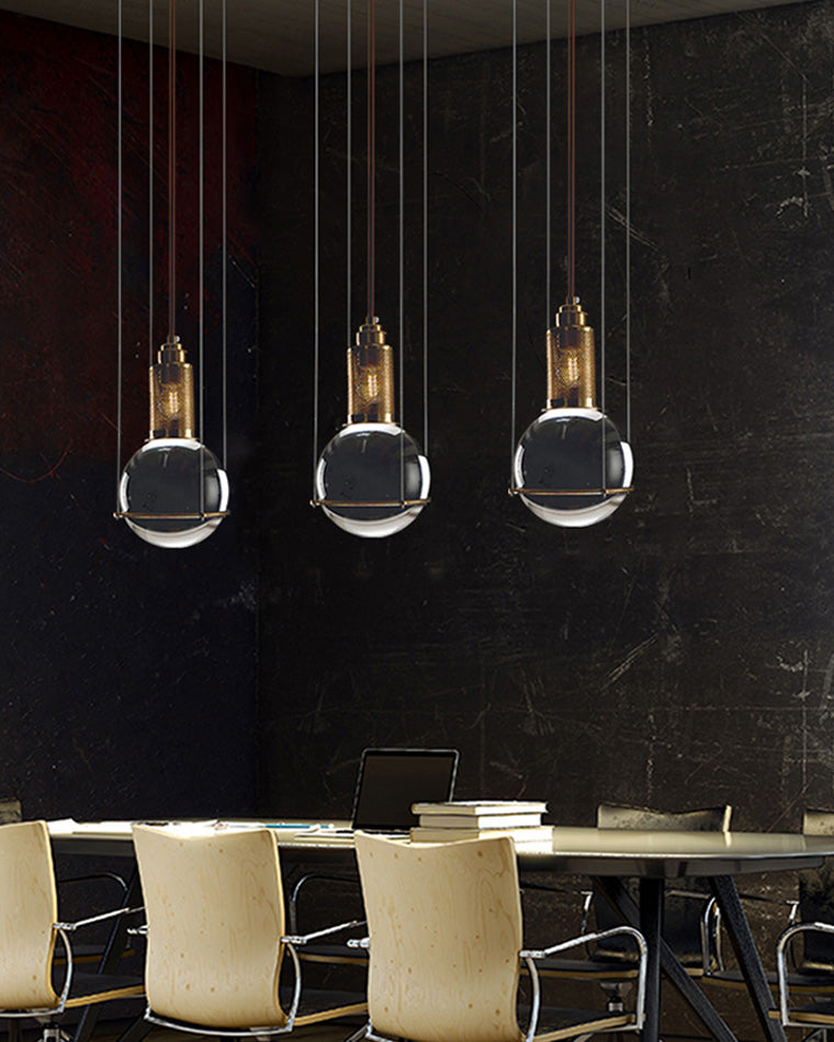 Diff Single Crystal Globe Pendant Light-DF2139