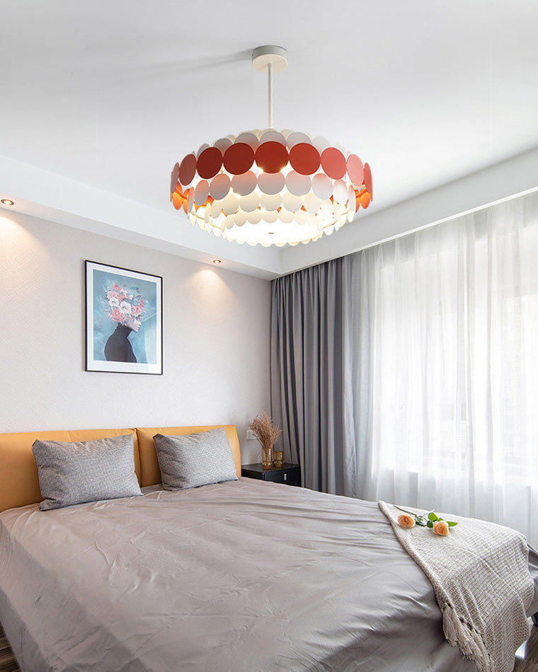 Diff Black/Blue Round Chandelier-DF2140