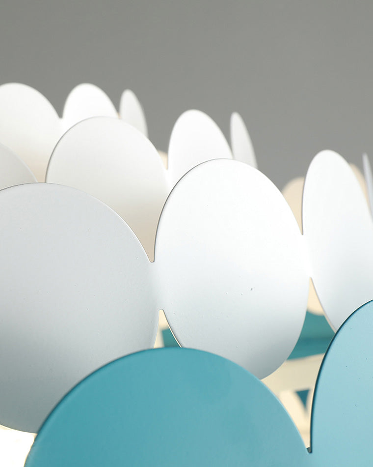 Diff Black/Blue Round Chandelier-DF2140
