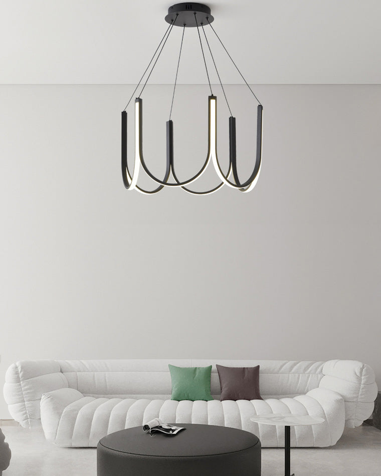 Diff Minimal U-shaped Round chandelier-DF2143
