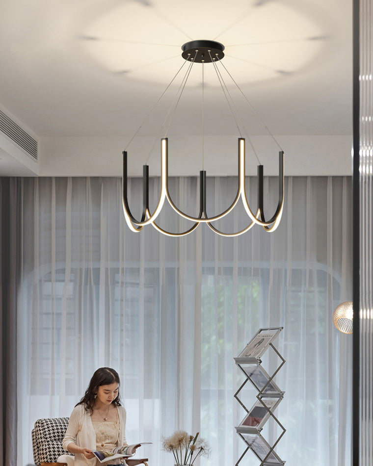 Diff Minimal U-shaped Round chandelier-DF2143