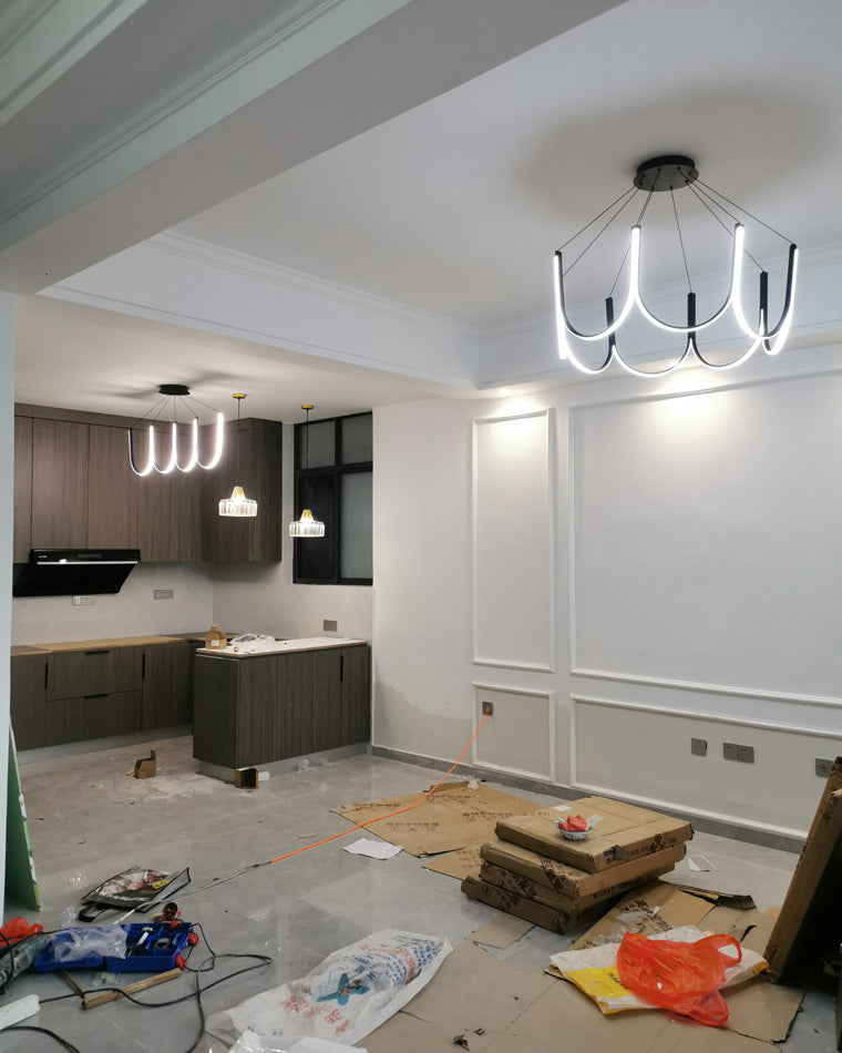 Diff Minimal U-shaped Round chandelier-DF2143