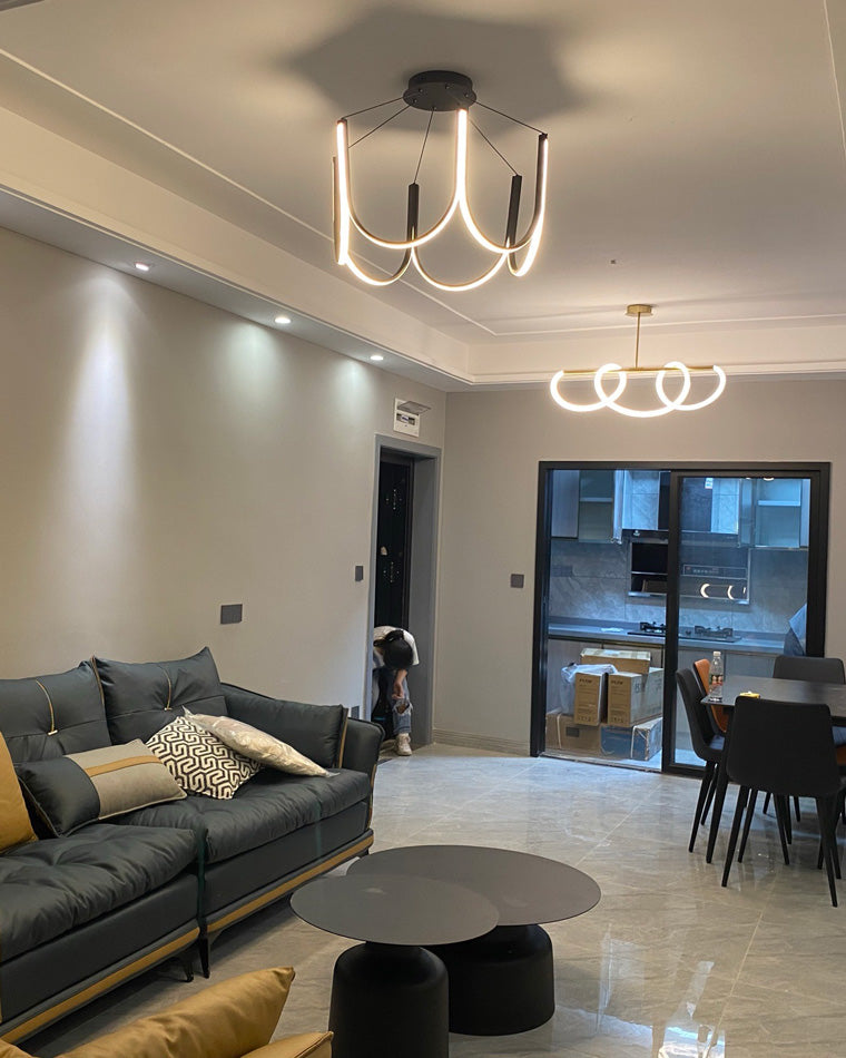 Diff Minimal U-shaped Round chandelier-DF2143