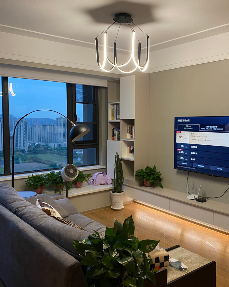 Diff Minimal U-shaped Round chandelier-DF2143