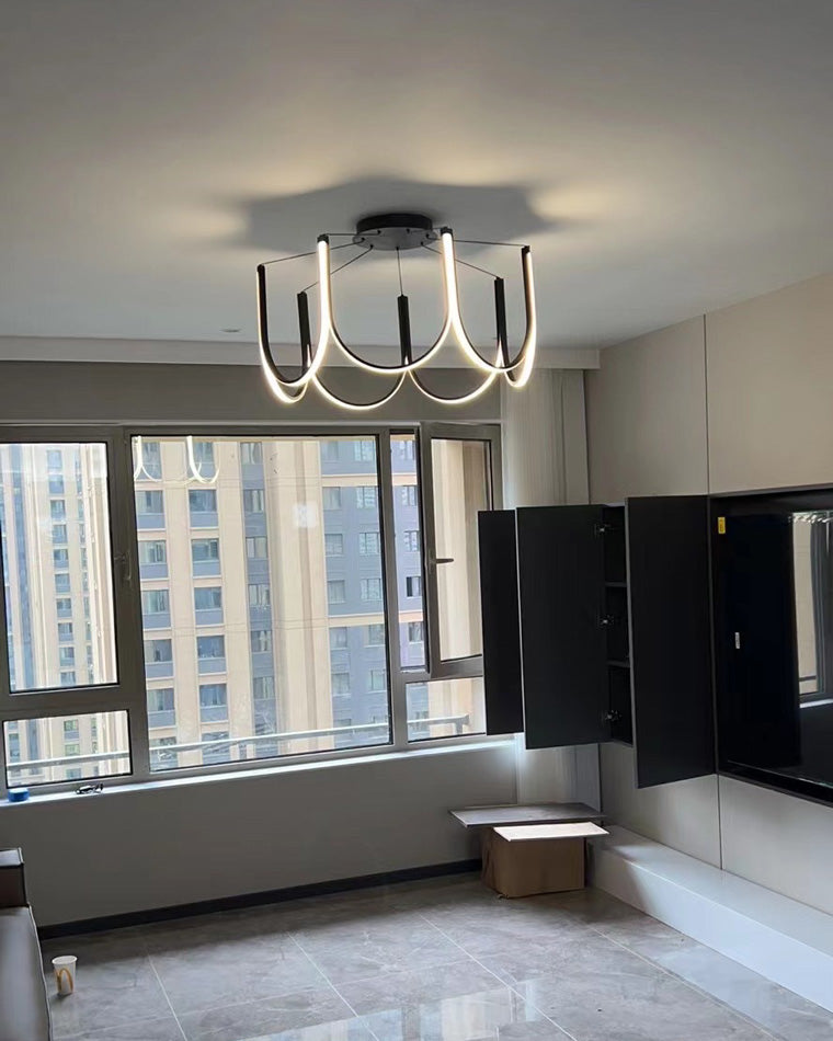 Diff Minimal U-shaped Round chandelier-DF2143