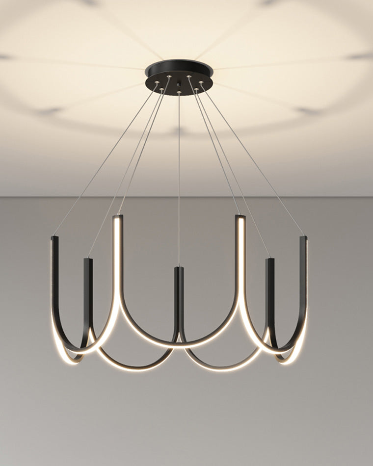 Diff Minimal U-shaped Round chandelier-DF2143