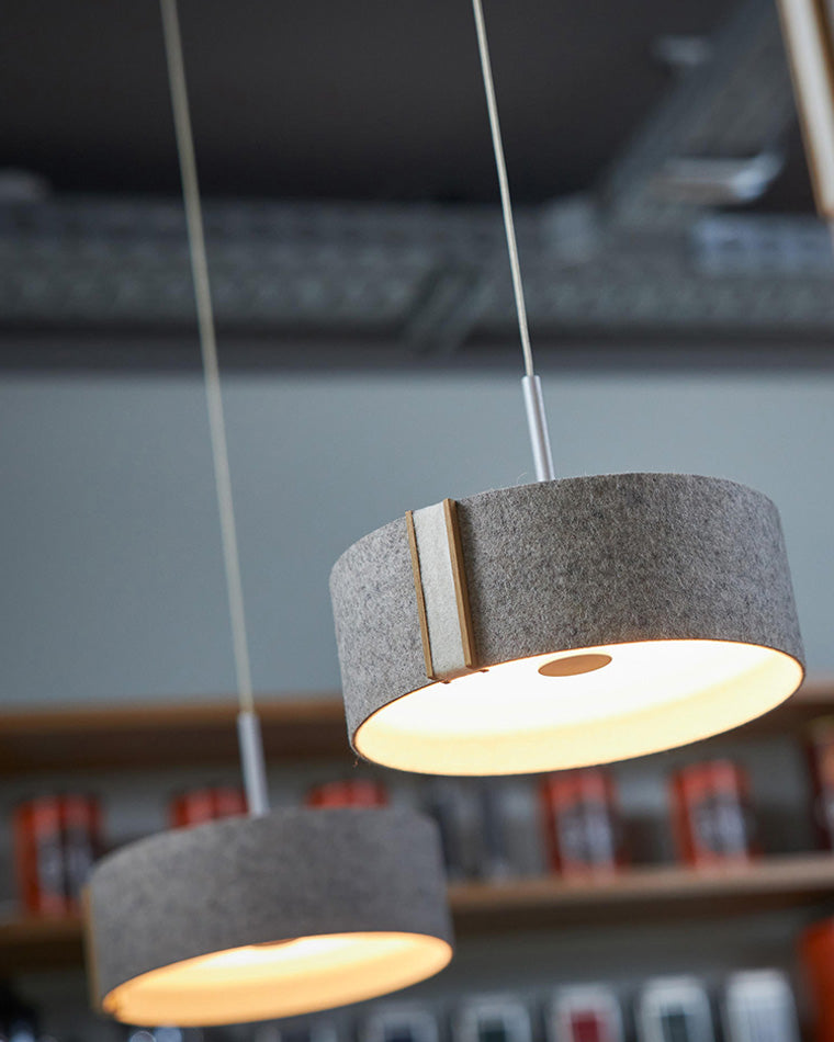 Diff Drum Felt Pendant Light-DF2149