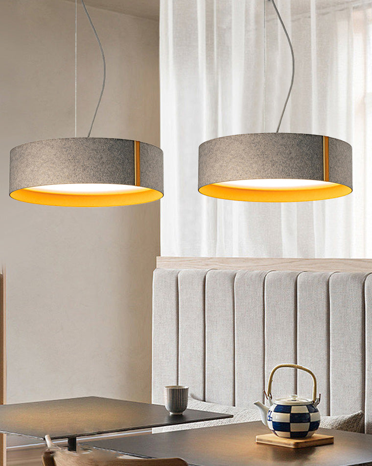 Diff Drum Felt Pendant Light-DF2149