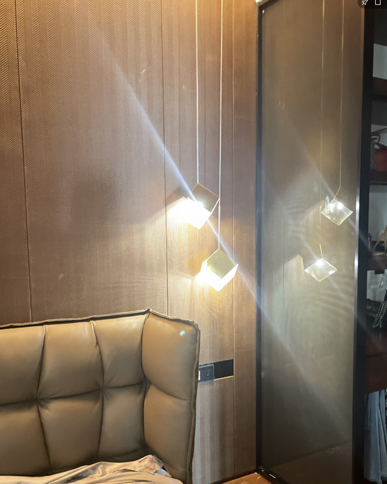 Diff Ice Cube Textured Glass Chandelier-DF2150