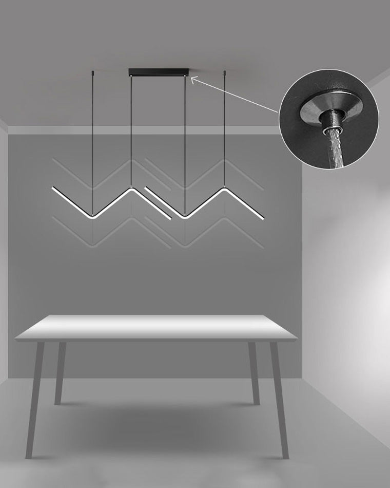 Diff ZigZag LED Kitchen Pendant Light-DF2154