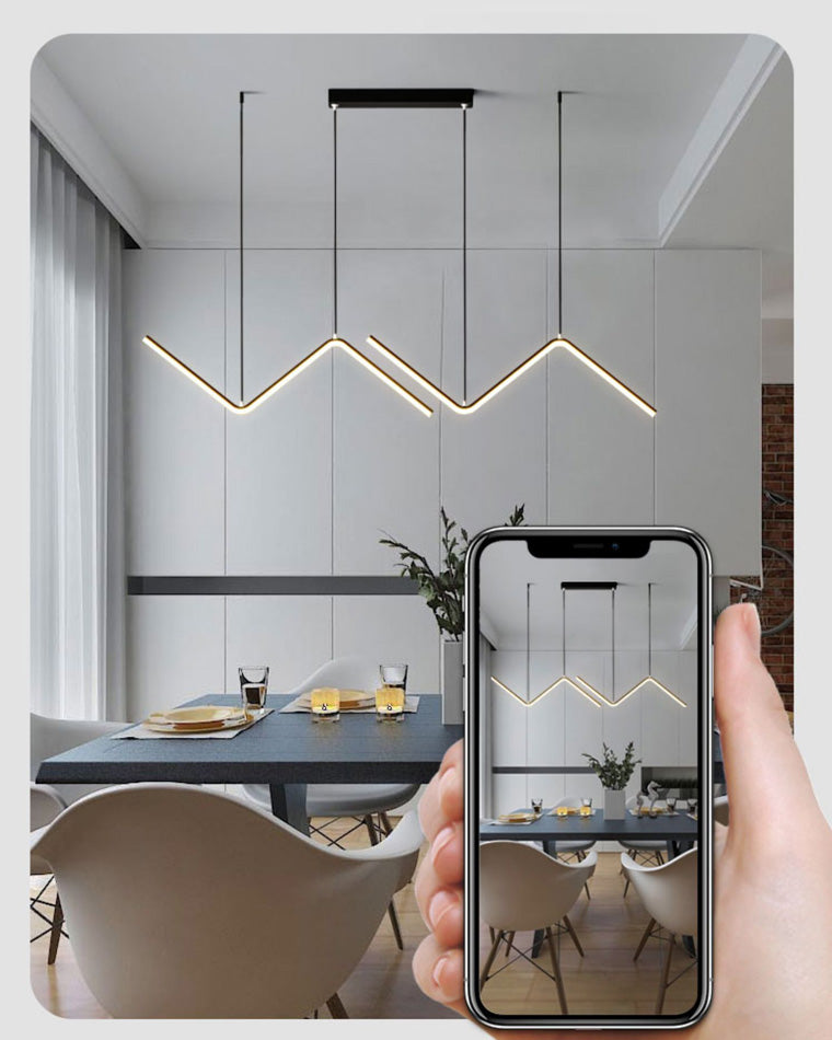 Diff ZigZag LED Kitchen Pendant Light-DF2154