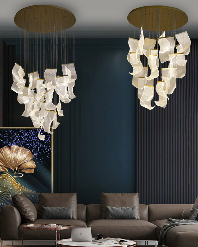 Diff Breeze Dimmable Acrylic Chandelier-DF2158