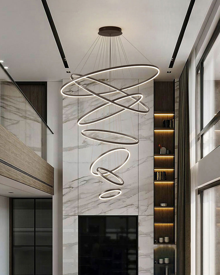 Diff Tiered Ring Chandelier-DF2159