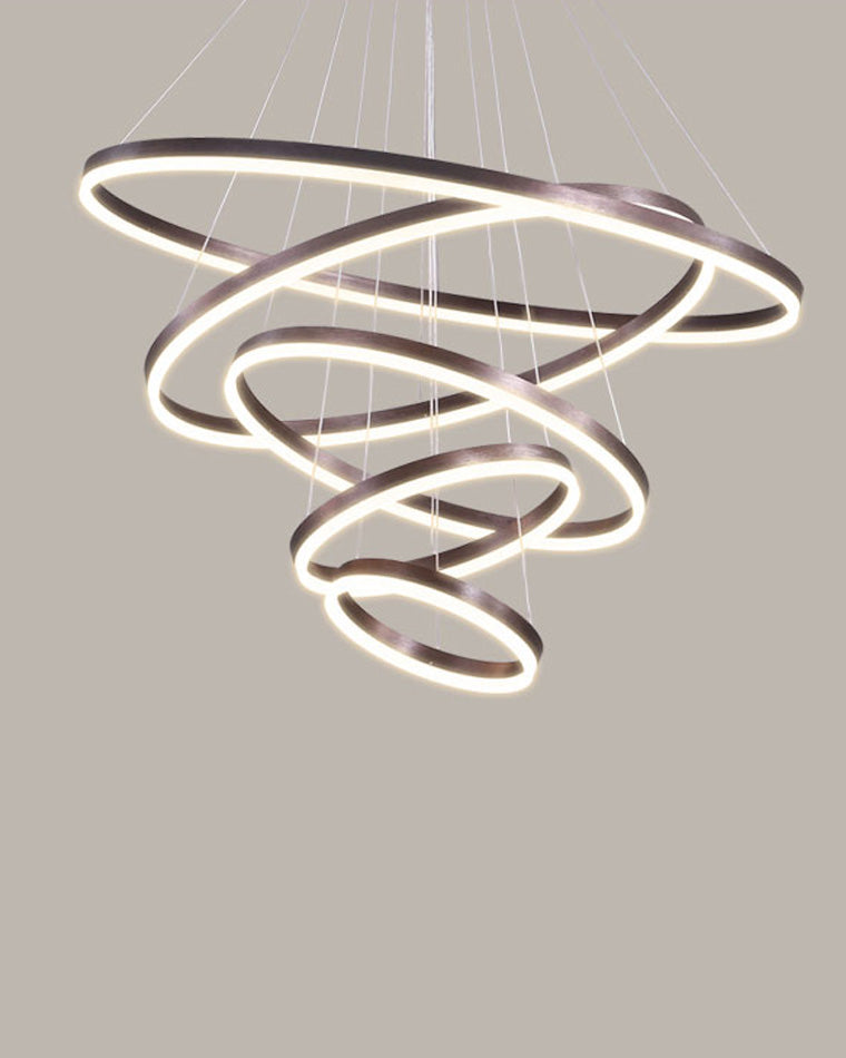 Diff Tiered Ring Chandelier-DF2159