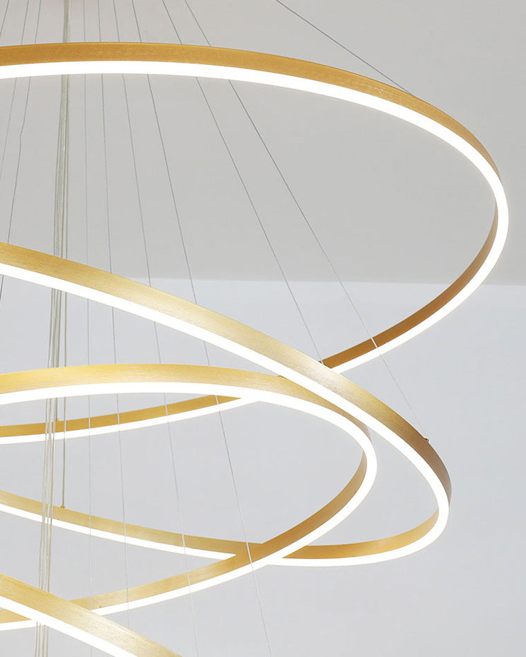 Diff Tiered Ring Chandelier-DF2159