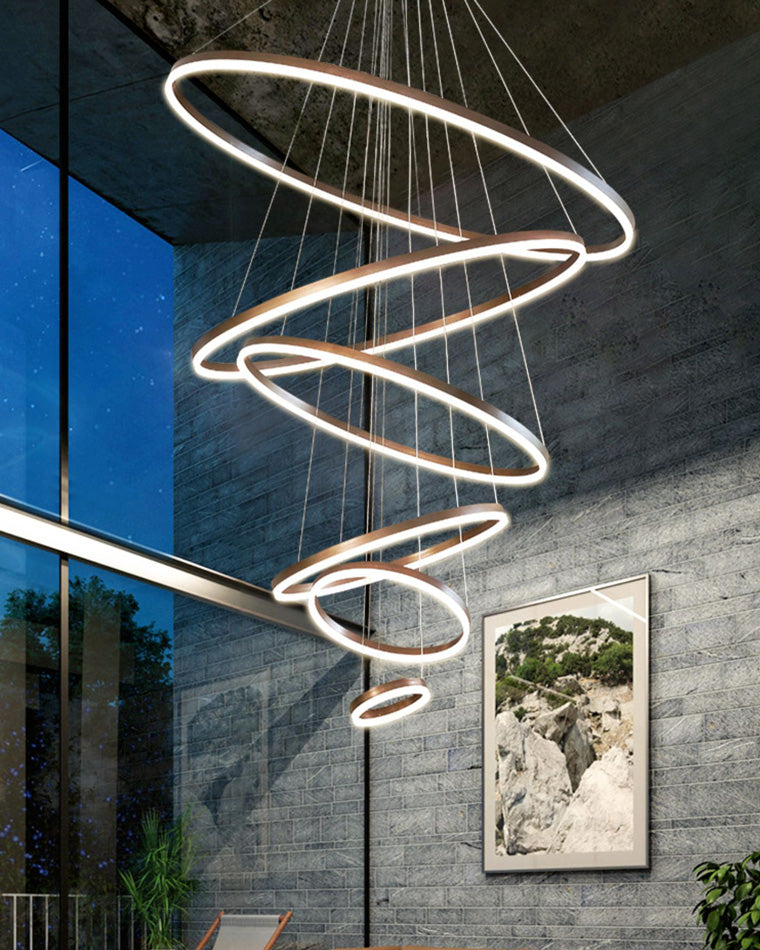 Diff Tiered Ring Chandelier-DF2159