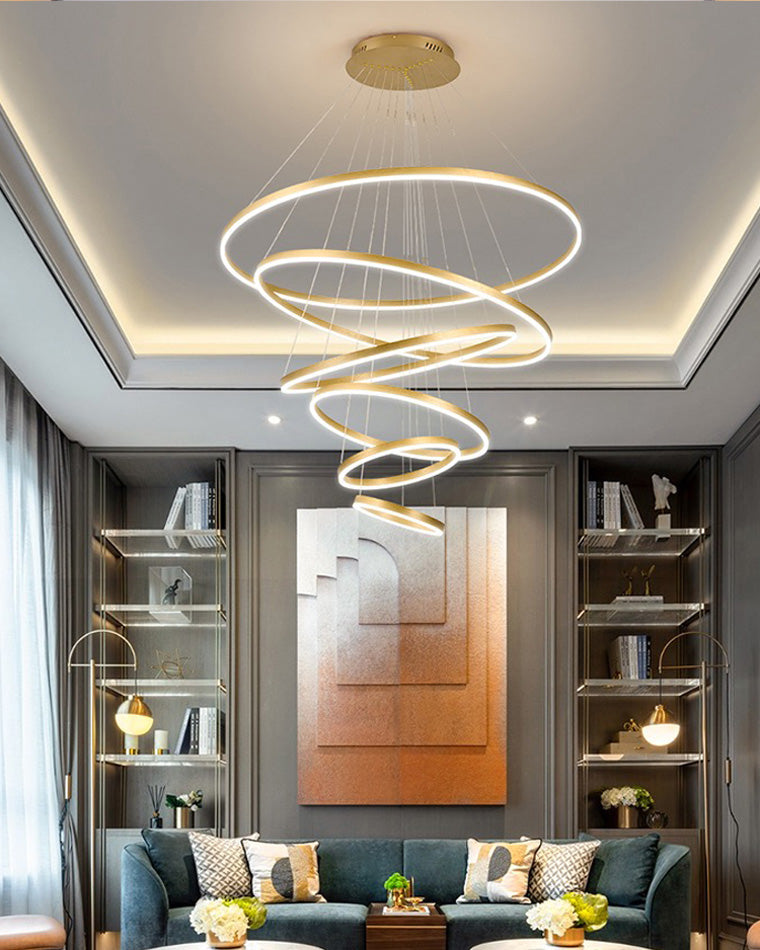 Diff Tiered Ring Chandelier-DF2159
