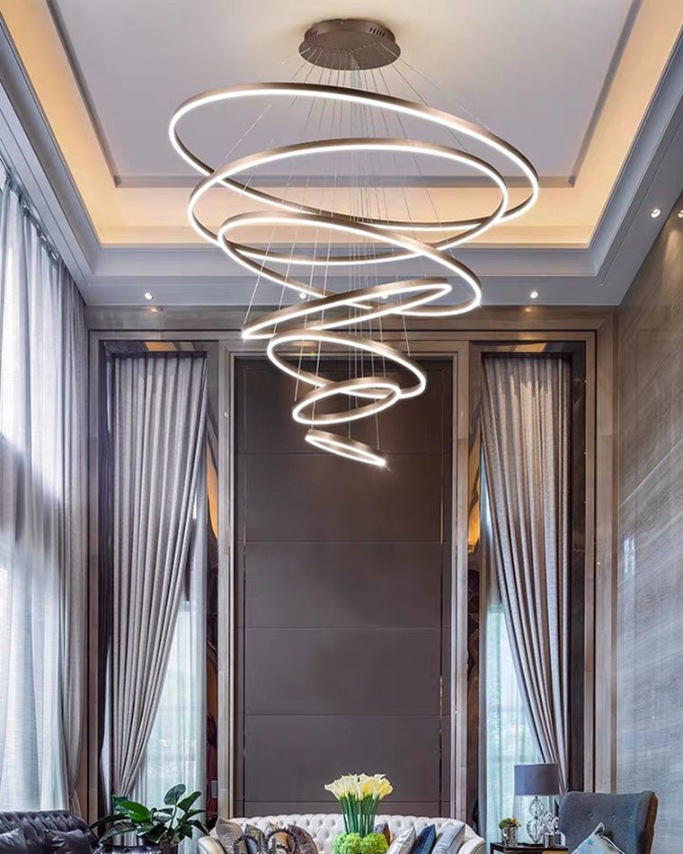 Diff Tiered Ring Chandelier-DF2159