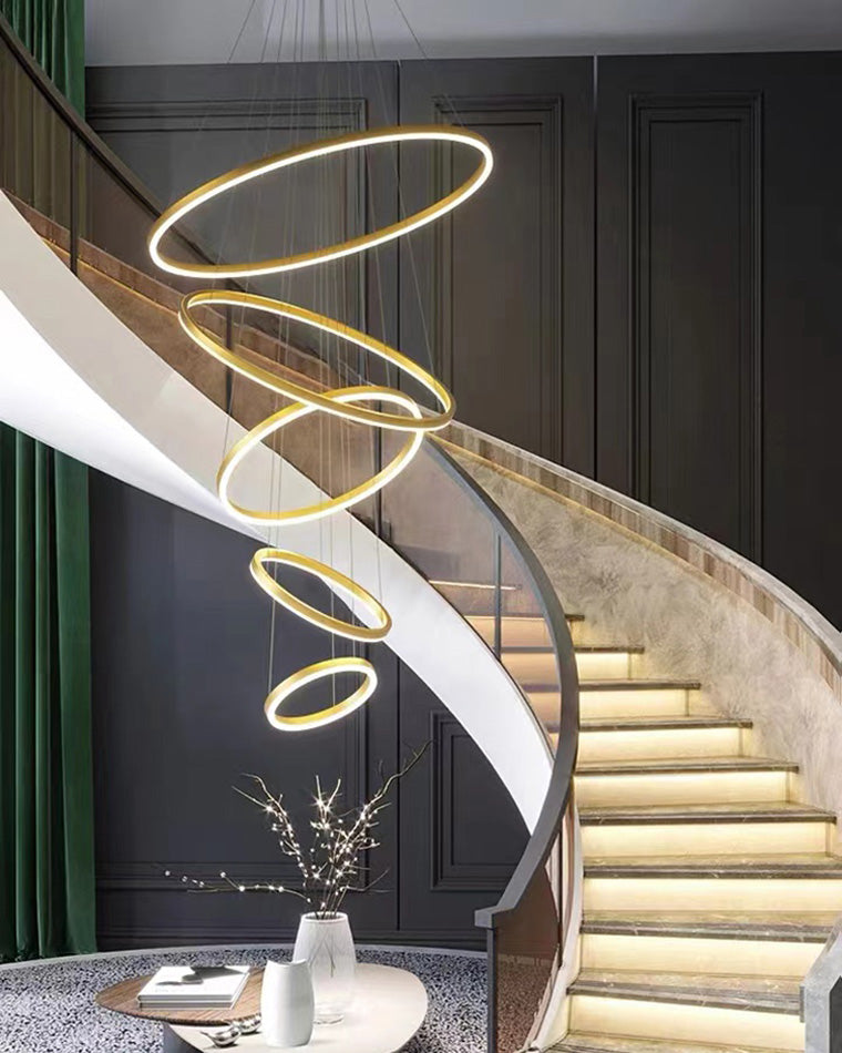 Diff Tiered Ring Chandelier-DF2159