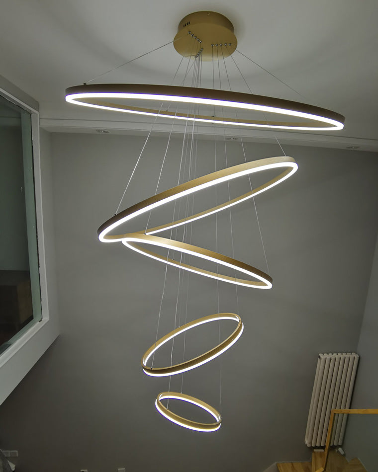 Diff Tiered Ring Chandelier-DF2159