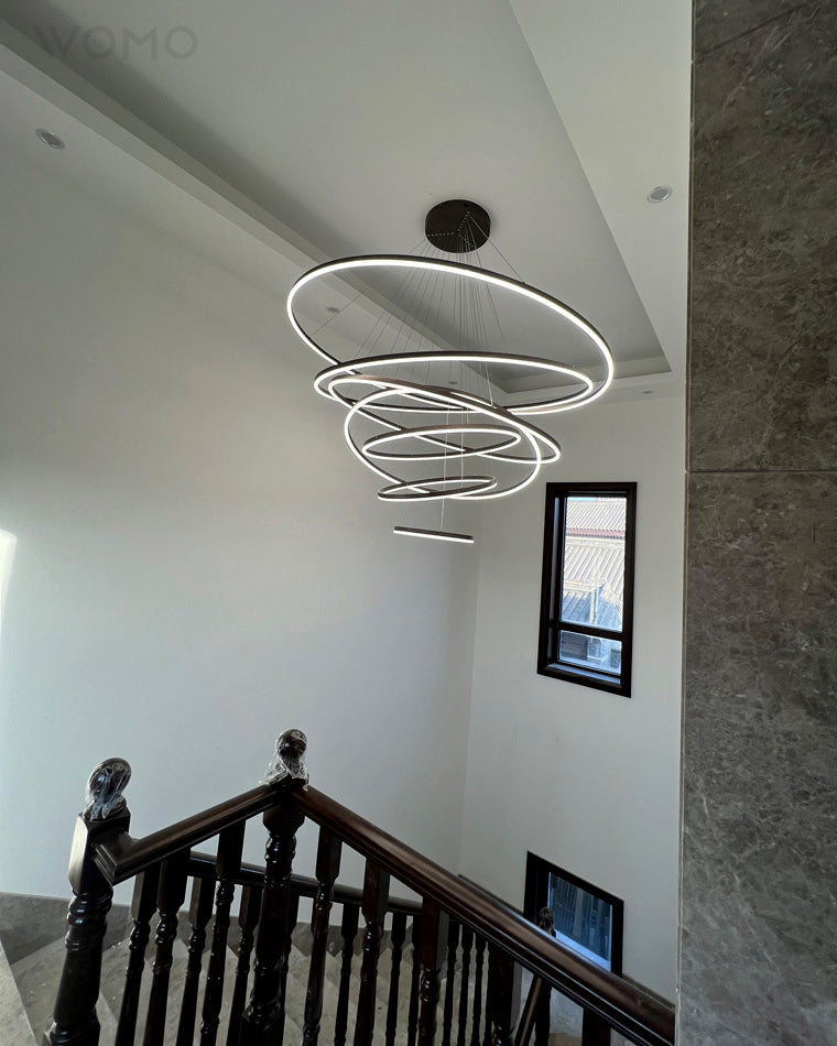 Diff Tiered Ring Chandelier-DF2159