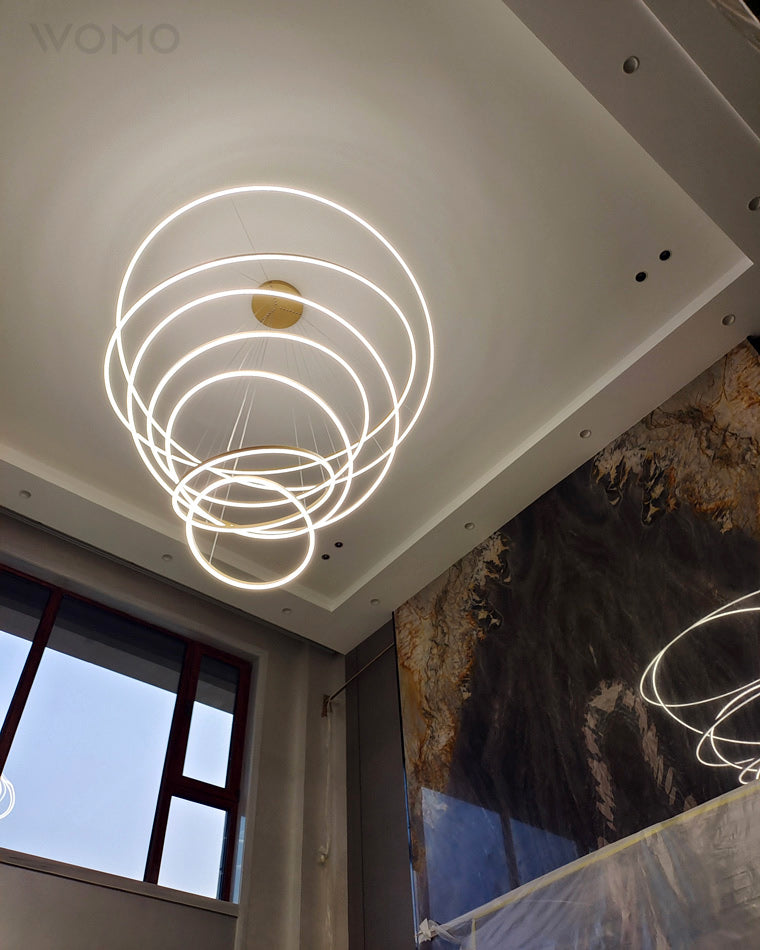 Diff Tiered Ring Chandelier-DF2159
