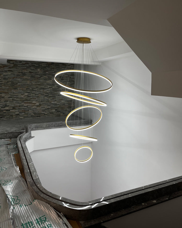 Diff Tiered Ring Chandelier-DF2159