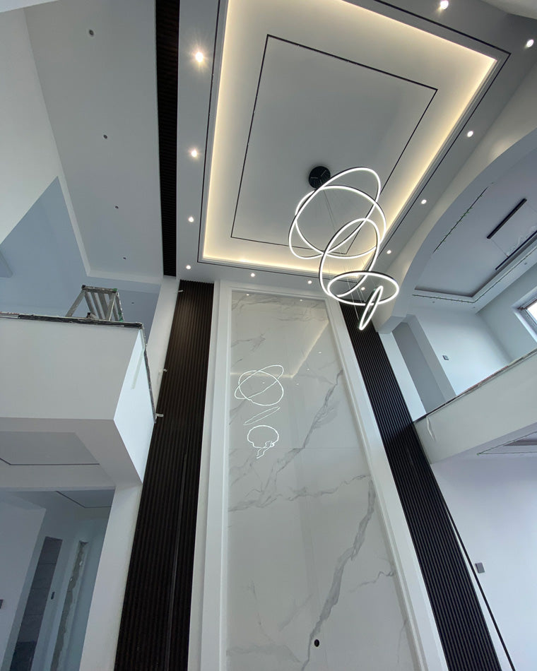 Diff Tiered Ring Chandelier-DF2159