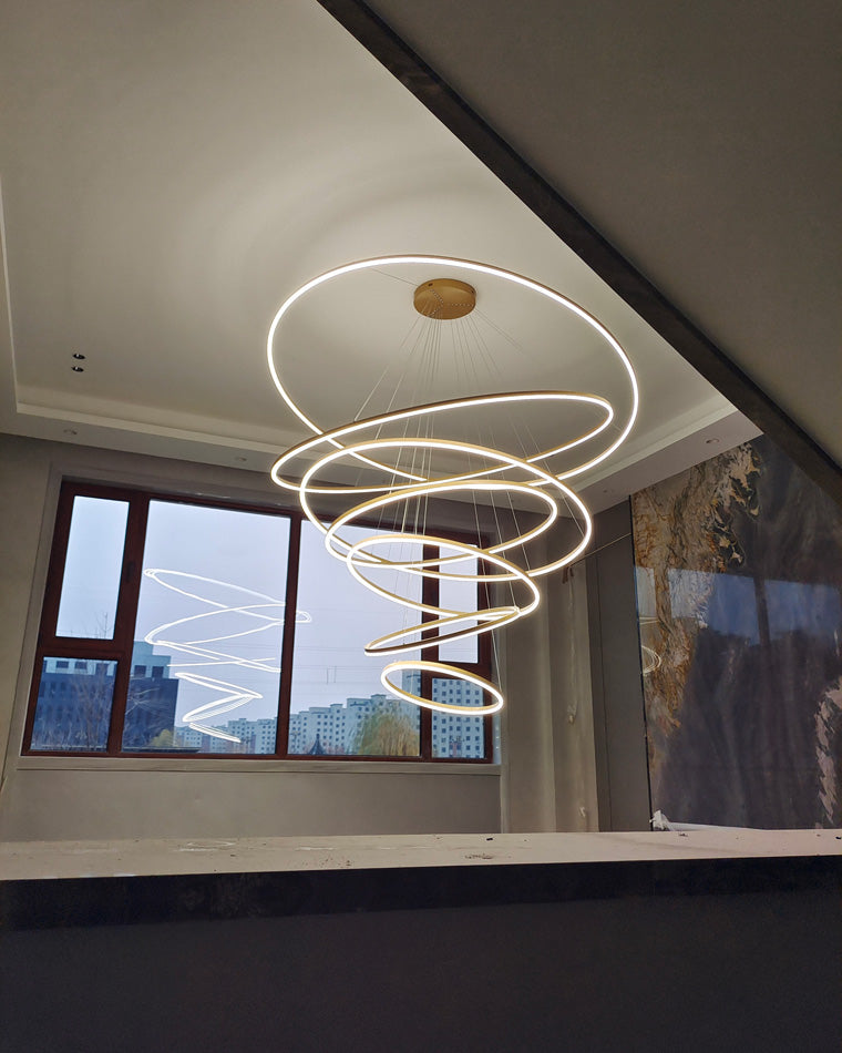 Diff Tiered Ring Chandelier-DF2159