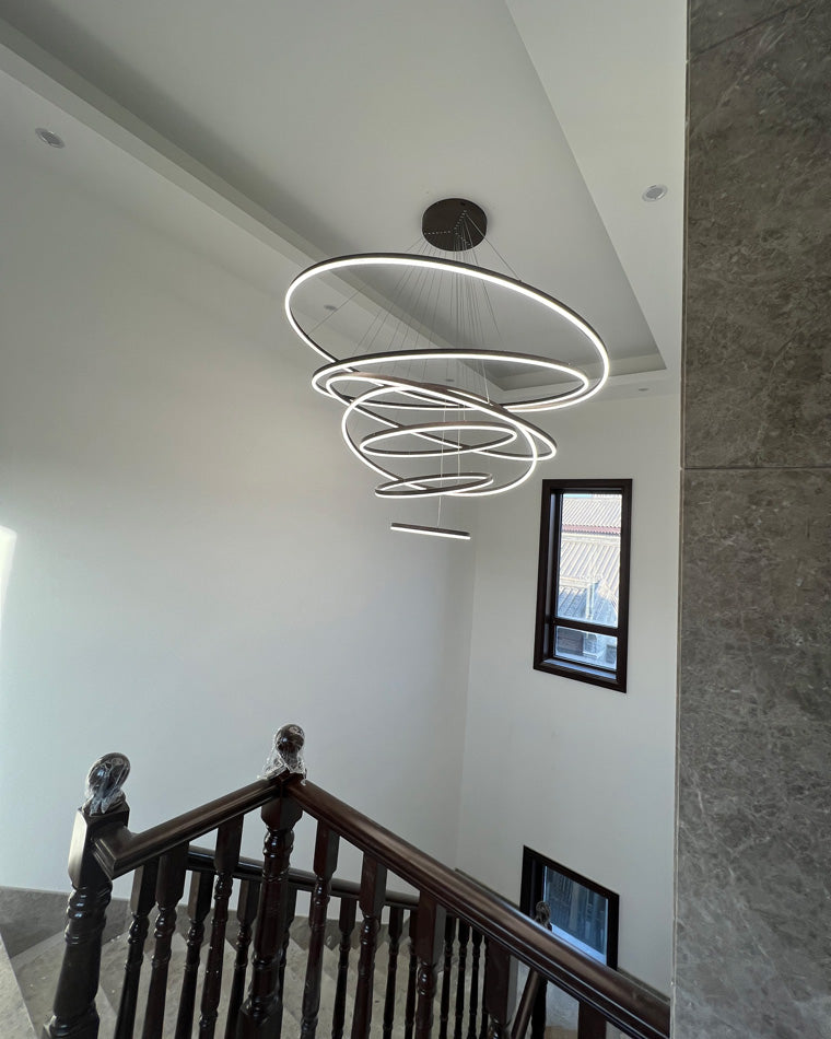Diff Tiered Ring Chandelier-DF2159