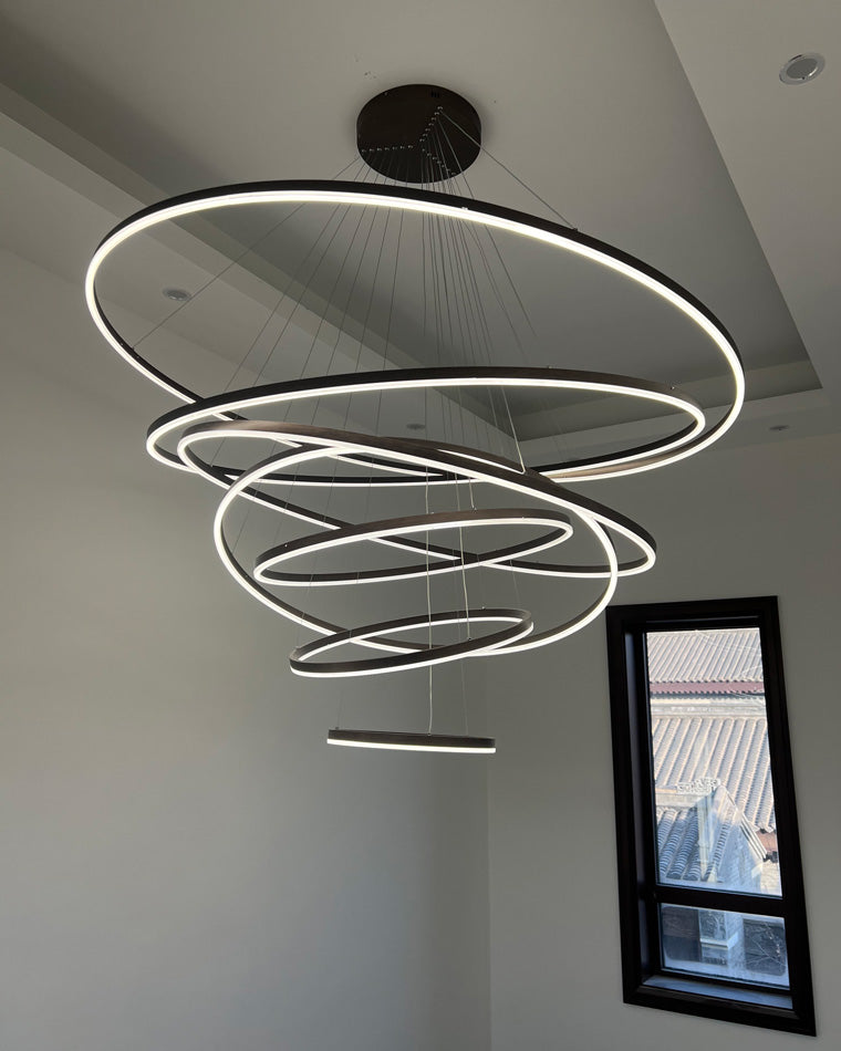 Diff Tiered Ring Chandelier-DF2159