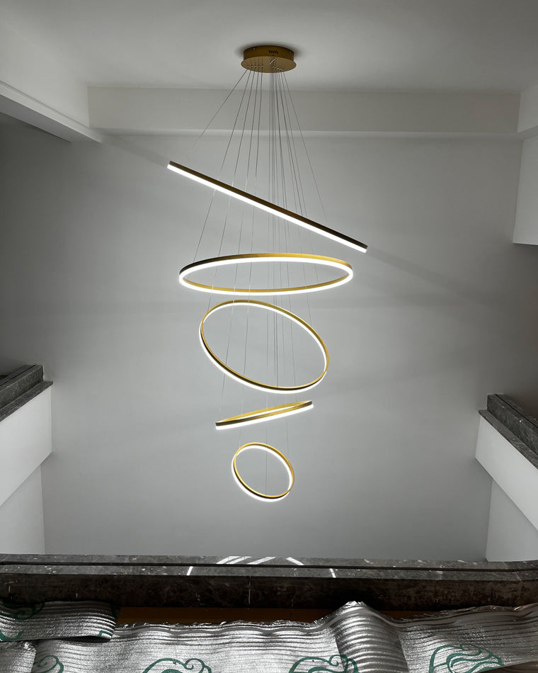 Diff Tiered Ring Chandelier-DF2159