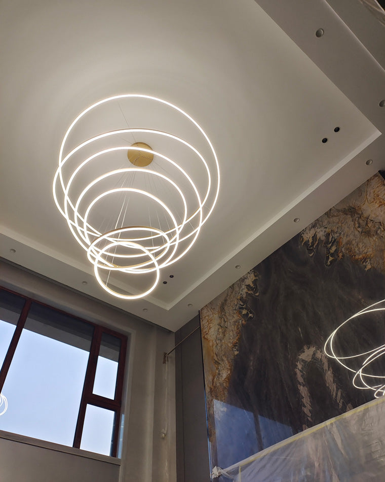 Diff Tiered Ring Chandelier-DF2159