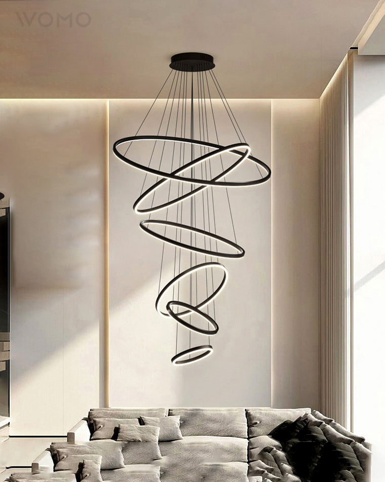 Diff Tiered Ring Chandelier-DF2159