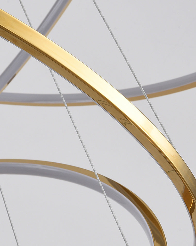 Diff Large Tiered Ring Foyer Chandelier-DF2160